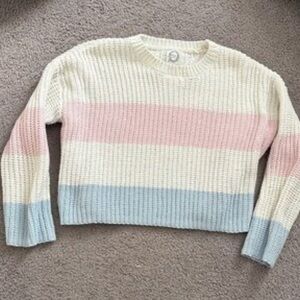 Blue Rain Stripe Sweater